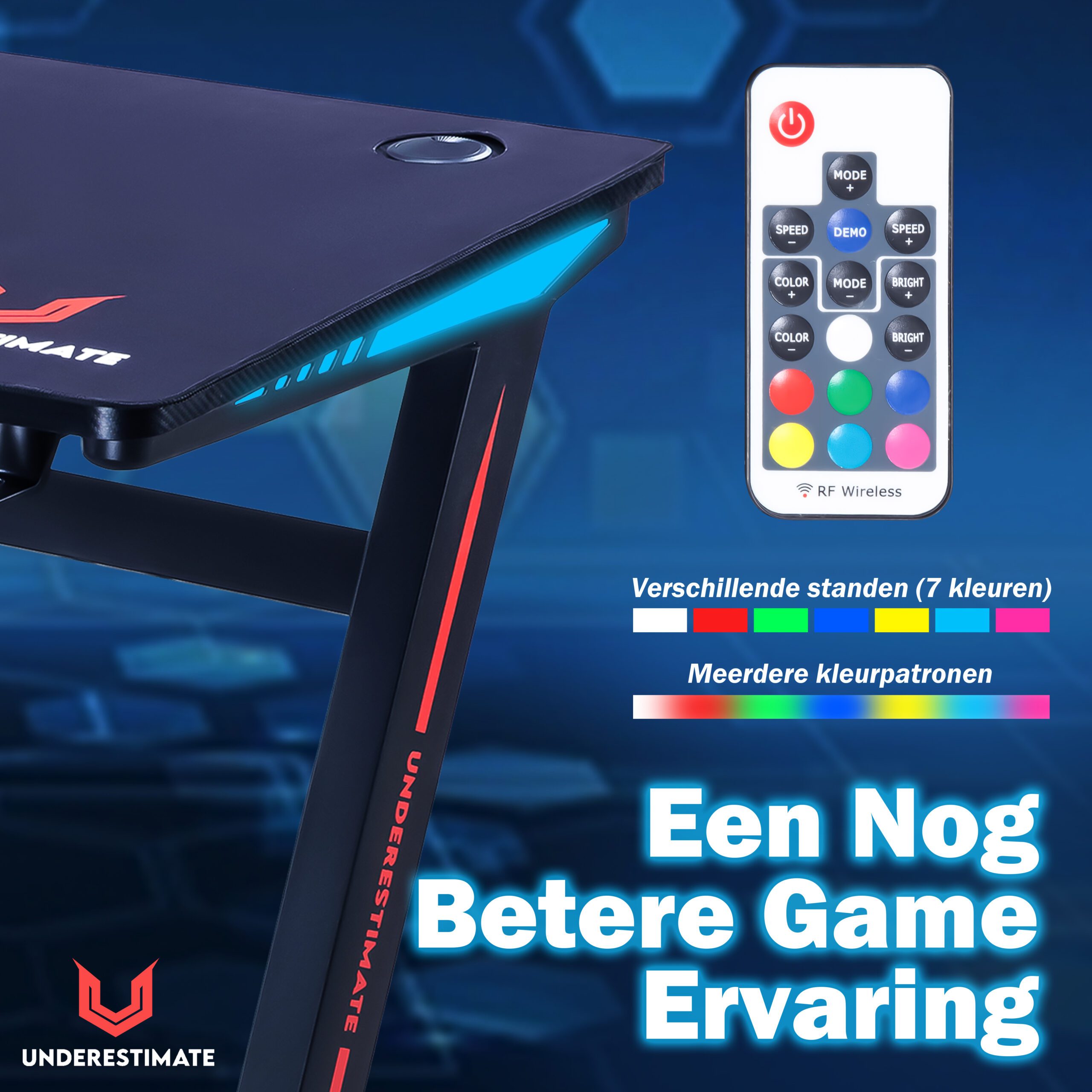 Gaming Bureau met LED Verlichting